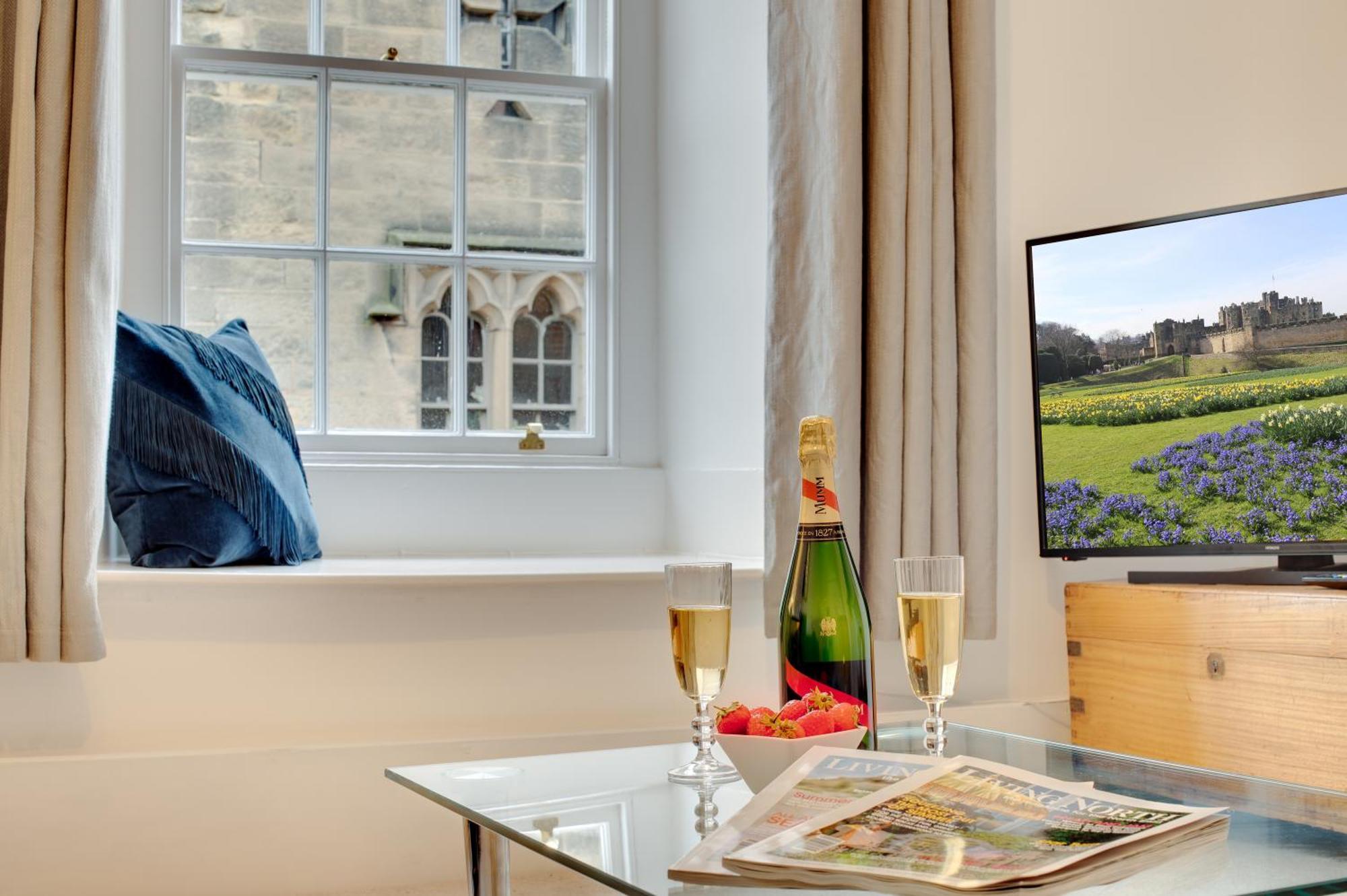 Lionsgate View - Luxury Apartment Opposite Alnwick Castle 外观 照片